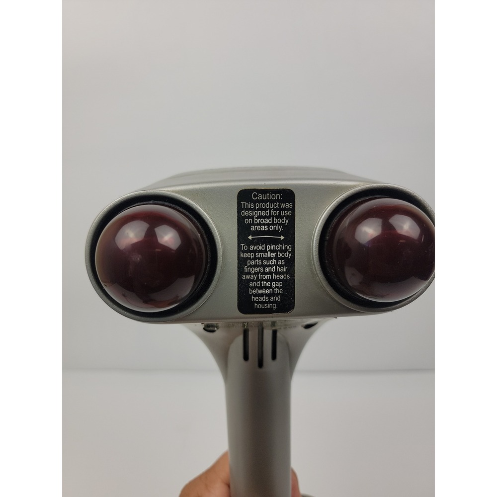 HoMedics PA-MH-1 Compact Percussion Massager with Heat Silver Handheld Corded - Picture 8 of 10
